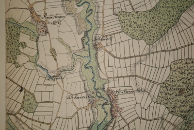 Eine historische Landkarte von Berkenthin und Umgebung